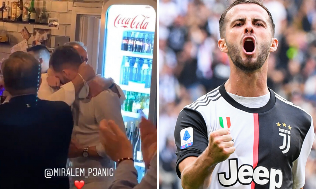 Pjanic, dalla Juve al Barcellona: festa in famiglia, lui scoppia a piangere! VIDEO