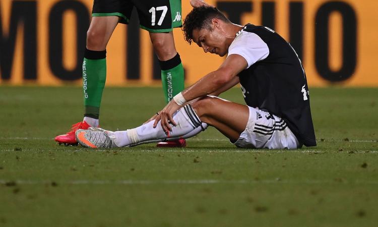 Sassuolo-Juventus: Ronaldo bocciato, i suoi voti