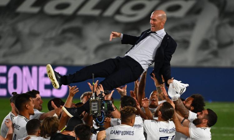 Zidane da urlo: vince ancora con il Real, i tifosi della Juve impazziscono