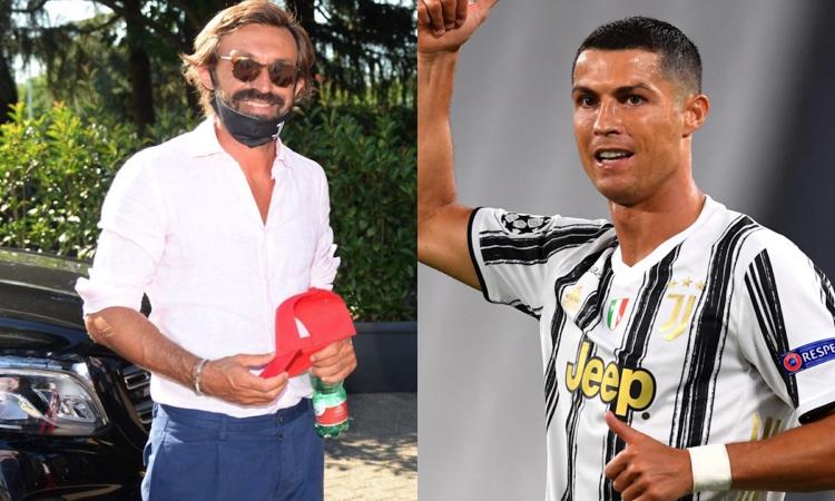 Juve, c'è il patto tra Ronaldo e Pirlo: dopo le telefonate, ecco l'incontro in campo