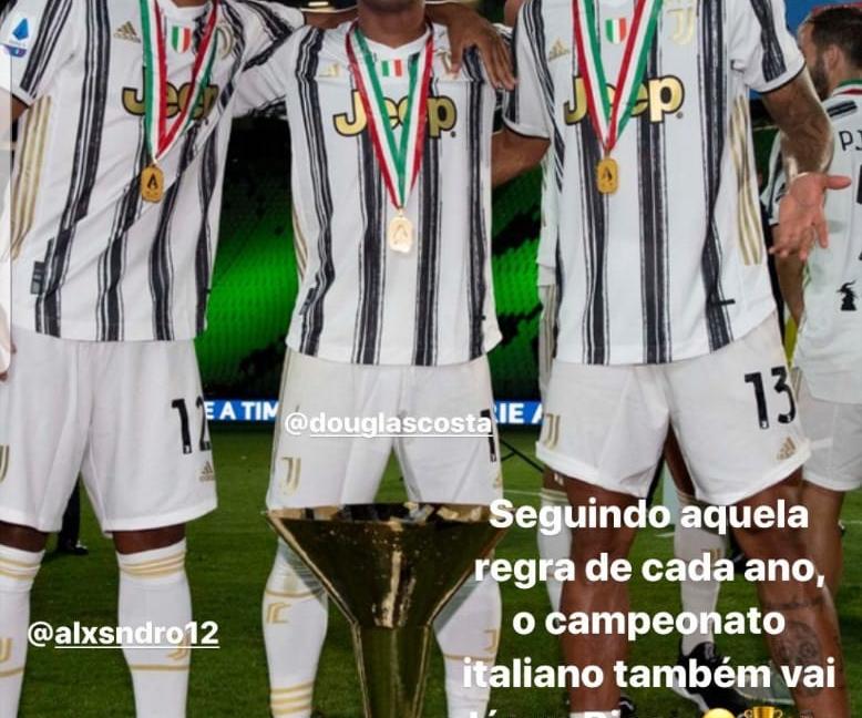 Alex Sandro saluta Douglas Costa: 'Fratello mio'. E arriva la risposta FOTO