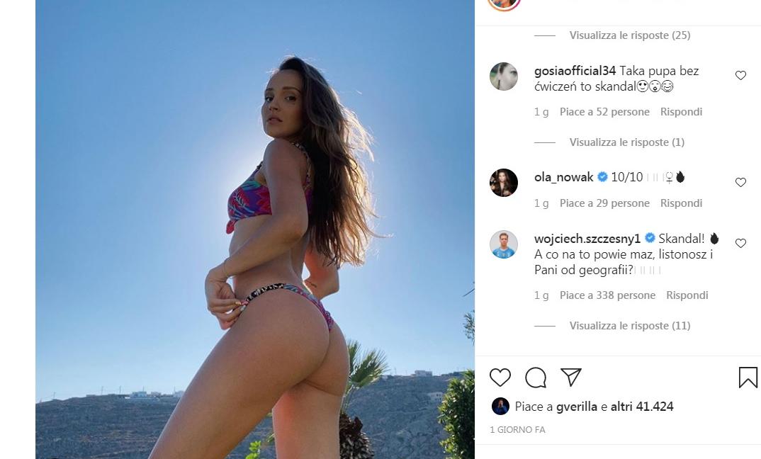 Marina hot a Mykonos, Szczesny ride: 'E ora che dirà tuo marito?' GALLERY