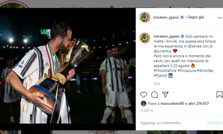 Pjanic crede alla finale di Champions: 'Vi voglio salutare il 23 agosto'