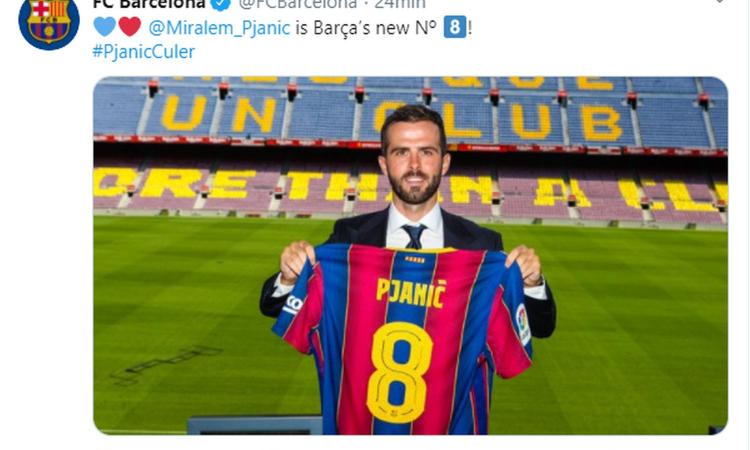 Barcellona, Pjanic si presenta: 'Grazie Juve, ma adesso ho realizzato il mio sogno'