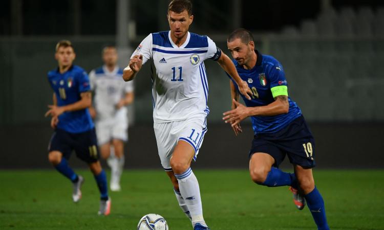 Italia-Bosnia 1-1, le pagelle: Dzeko, mamma mia! Ok Bonucci, si rivede Kean