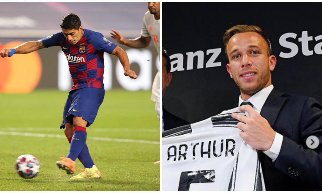 Suarez e Arthur, quegli indizi social prima della Juve. E Marchisio: 'Forse stasera...'