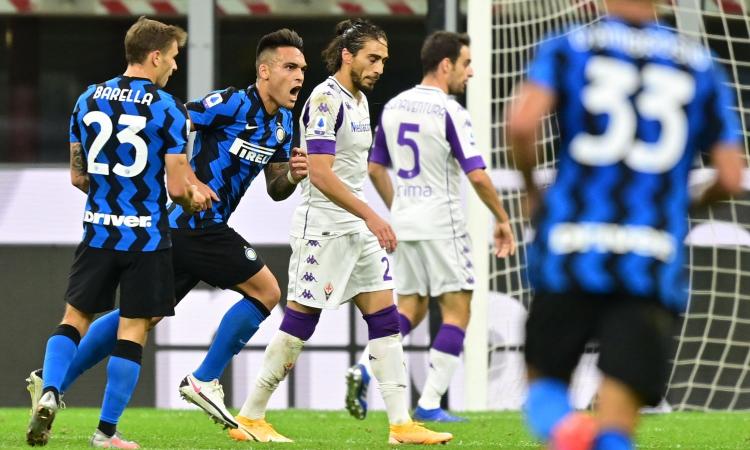 Coppa Italia, l'Inter batte la Fiorentina a un minuto dai rigori: ai quarti derby col Milan