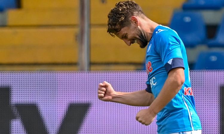 Buona la prima per il Napoli: 2-0 contro il Parma nel segno di Mertens e Insigne