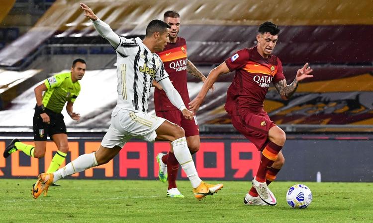 Roma-Juve 2-2, le PAGELLE: Ronaldo è il più forte, Rabiot disastroso
