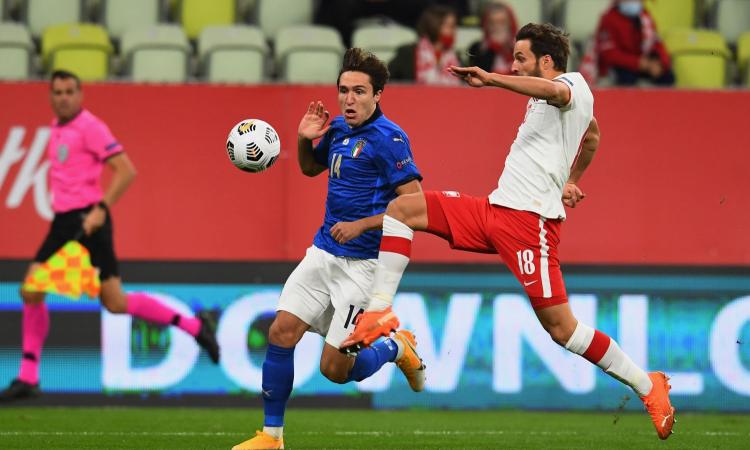Polonia-Italia, la partita di Chiesa: è il peggiore in campo!