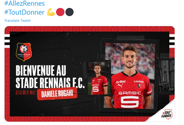 L'esperienza di Rugani al Rennes è fallimentare: la prospettiva