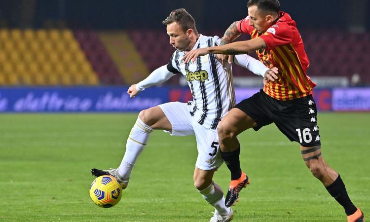 Benevento-Juve 1-1: le FOTO della partita