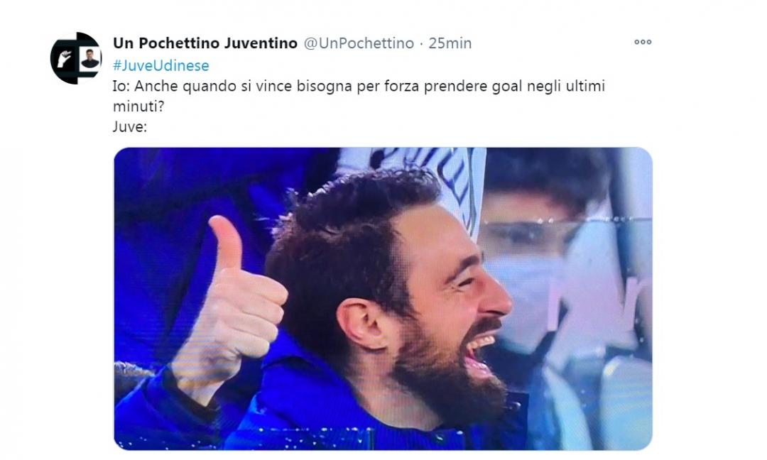Juve-Udinese vista dai social: ecco i migliori 'meme' dei tifosi GALLERY