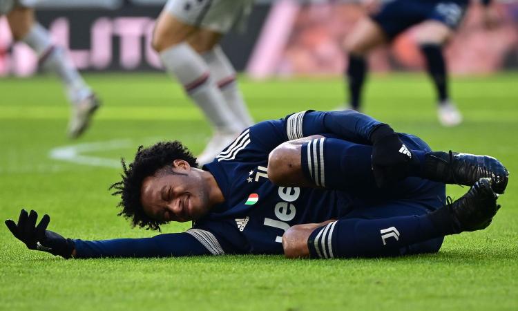 Juve-Bologna MOVIOLA: cadute dubbie in area di Cuadrado e Kulusevski