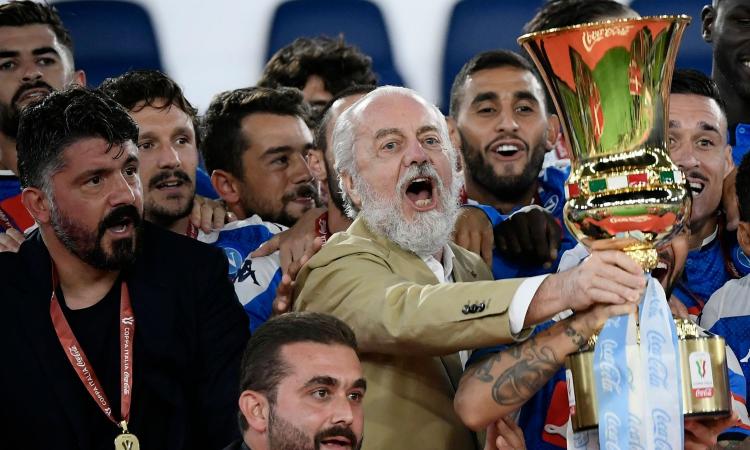 Napoli-Juve decisiva per Gattuso: le aspettative di De Laurentiis