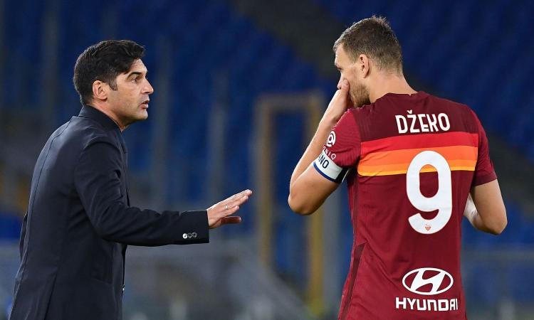 Juve-Roma, i convocati di Fonseca: torna Dzeko! Un giocatore non ce la fa