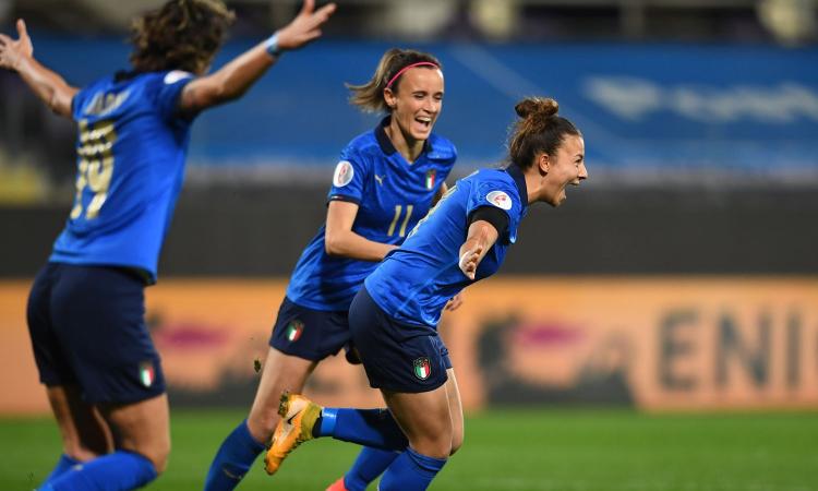 Juve Women, Caruso decisiva con l'Italia: arrivano i complimenti FOTO