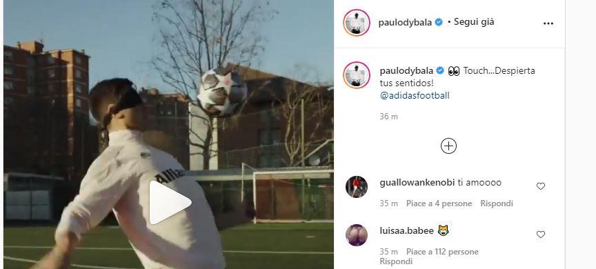 Dybala gioca 'a occhi chiusi': il VIDEO fa impazzire i tifosi