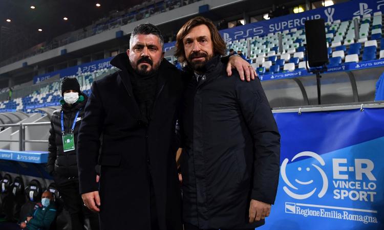 Verso Juve-Napoli: i due dubbi di Gattuso e le scelte di Pirlo 