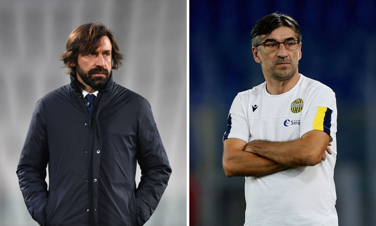 Juve in evoluzione e Verona in stile Atalanta: Pirlo contro Juric, due filosofie a confronto