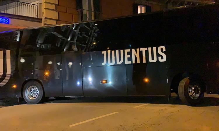Juve-Udinese, le immagini del prepartita LIVE : l'arrivo delle squadre allo Stadium FOTO e VIDEO