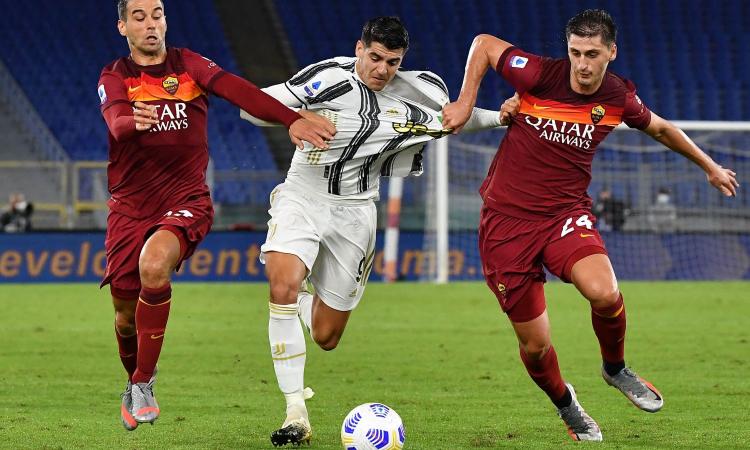 Morata al 45': 'Juve, compattati e trafiggi ancora la Roma!'