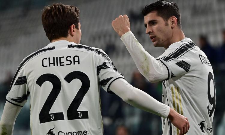 Juve-Lazio 3-1, PAGELLE: Morata fa il Ronaldo, Chiesa tutto il resto