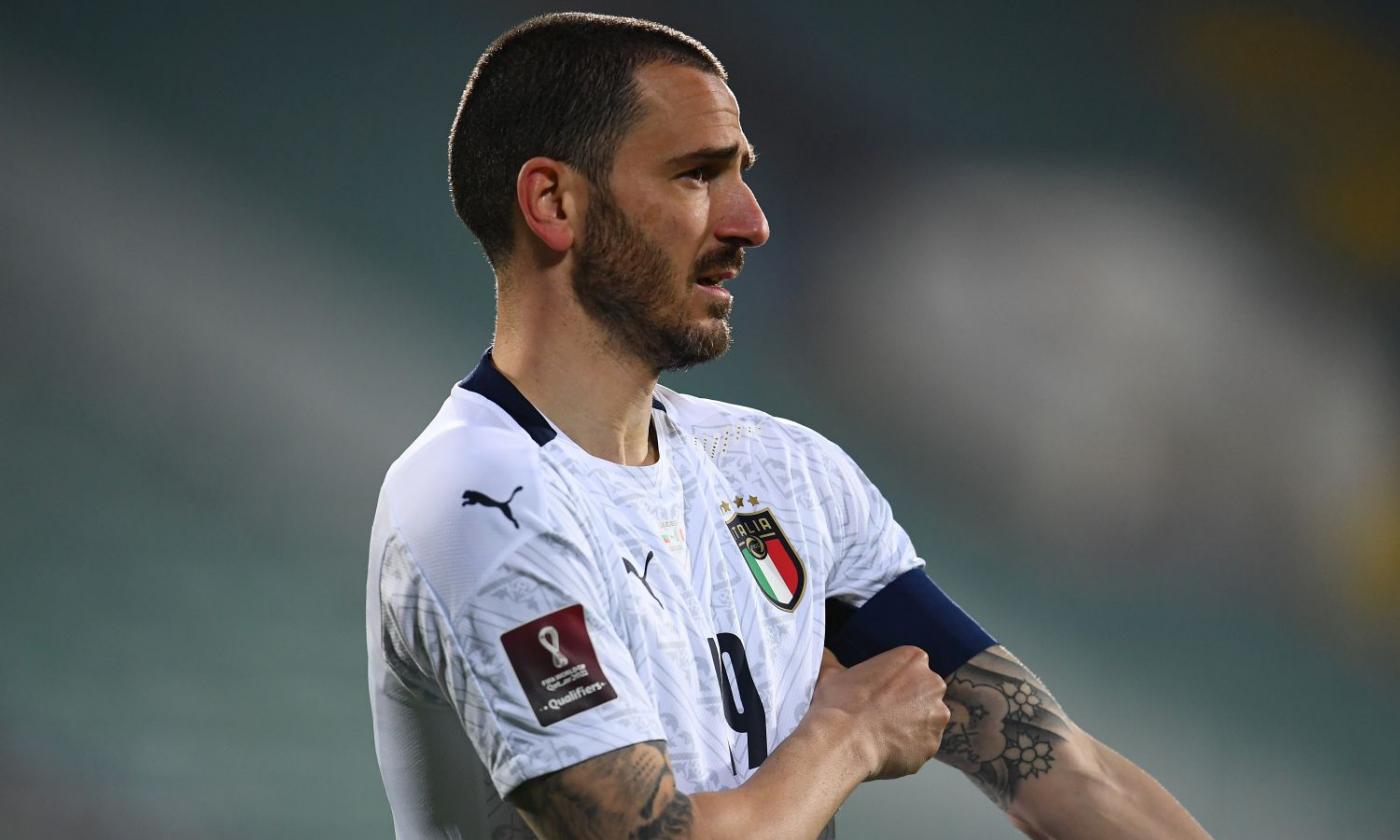 Belgio-Italia, Bonucci raggiunge un traguardo RECORD