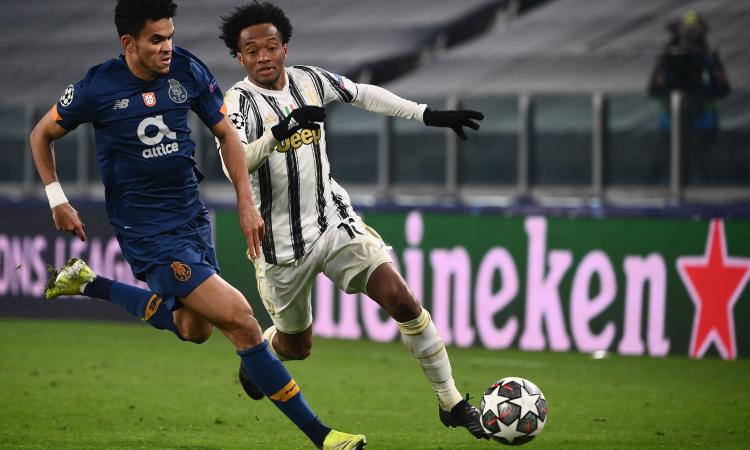 Cuadrado leader bianconero: si è esposto dopo Juve-Porto e la traversa ancora trema