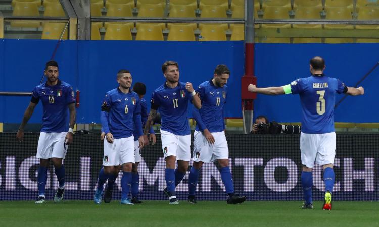 Italia, buona la prima: Berardi-Immobile gol, 2-0 all'Irlanda del Nord