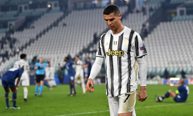 Il peggior Ronaldo della storia: la Juve con lui in Europa va sempre più giù