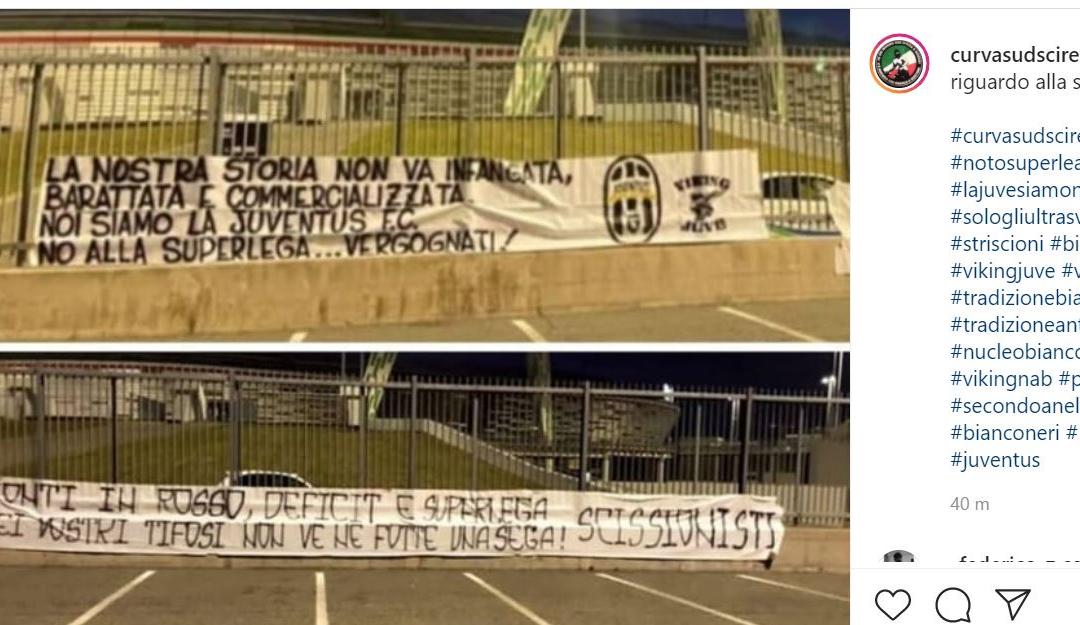 Attacco durissimo della Curva Sud ad Agnelli: 'Verognati, la nostra storia commercializzata'