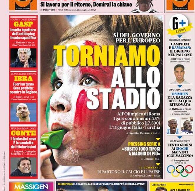 'Juve-Inter per Kean, chiave Demiral', 'Aguero low cost': le prime pagine dei giornali