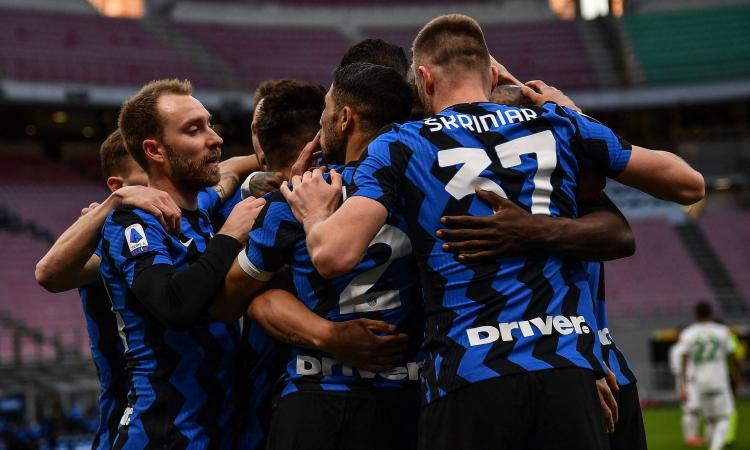 L'Inter batte 2-1 il Sassuolo: gol di Lautaro dopo un fallo da rigore su Raspadori