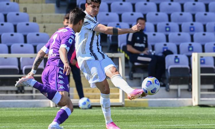 Alvaro o Speedy Gonzalez? Il gol di Morata in Fiorentina-Juve è il più veloce...