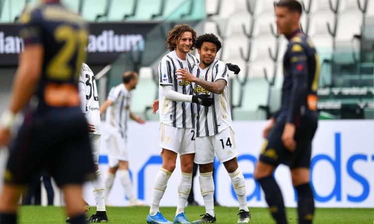 Centrocampo Juve, cosa pensa Allegri di Rabiot e McKennie