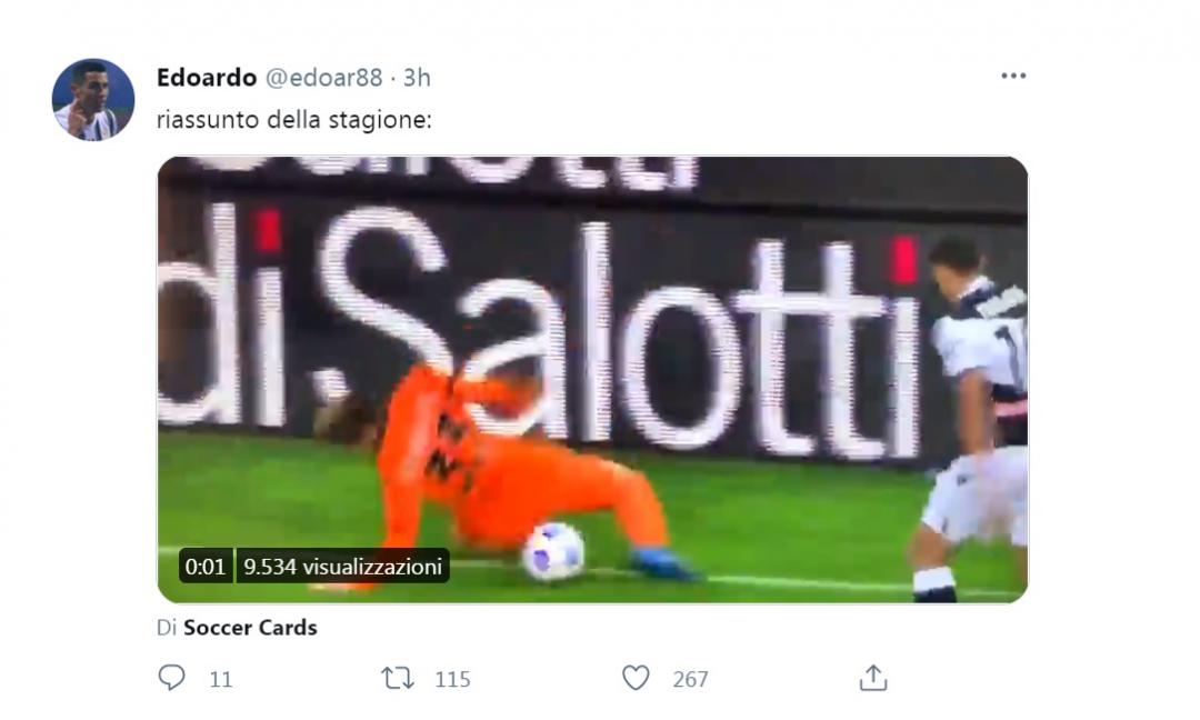 Udinese-Juve, sui social la 'festa triste' dei tifosi. E Bernardeschi... GALLERY