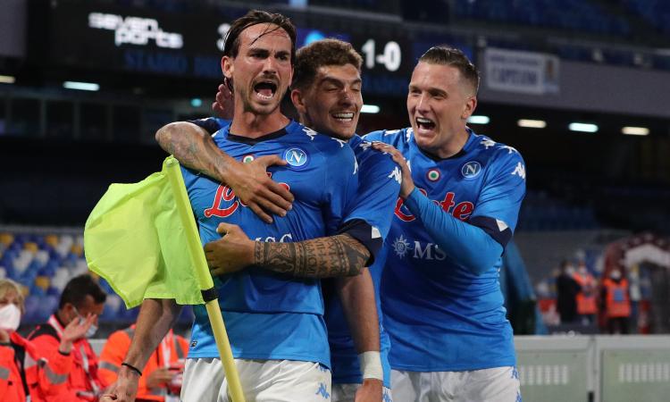 Corsa Champions: il Napoli non si ferma più, 5-1 all'Udinese. Juve a 3 punti dal quarto posto