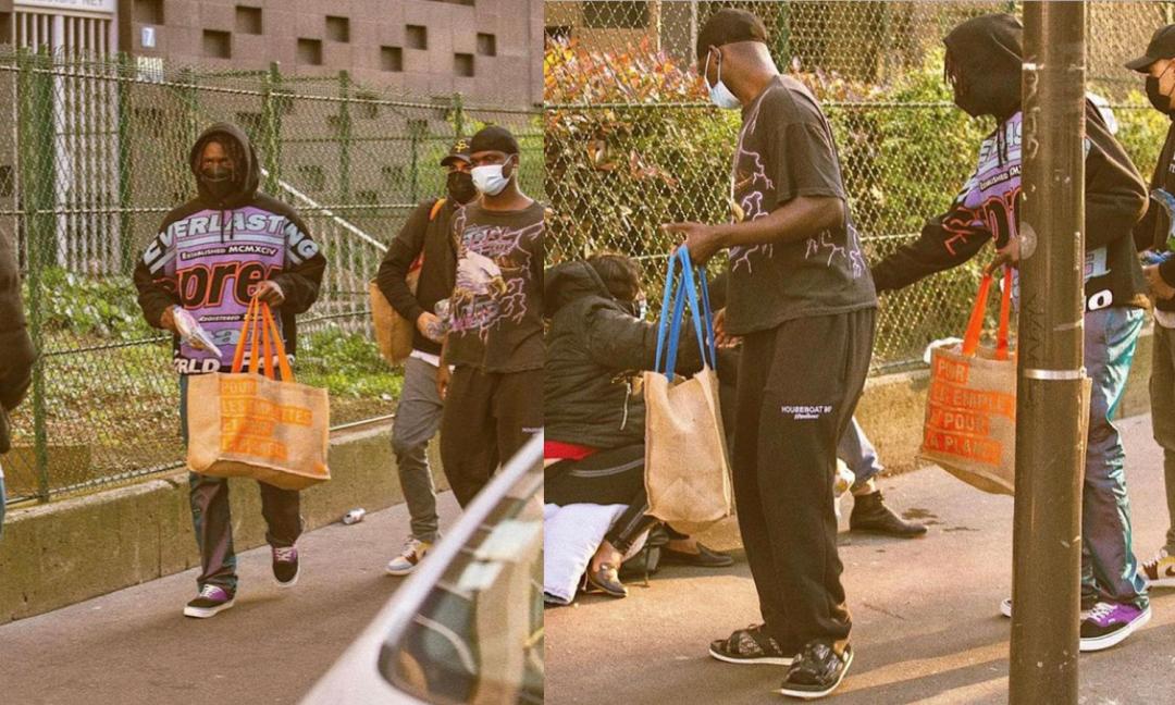 Cuore Kean, dona cibo ai poveri in un quartiere di Parigi!