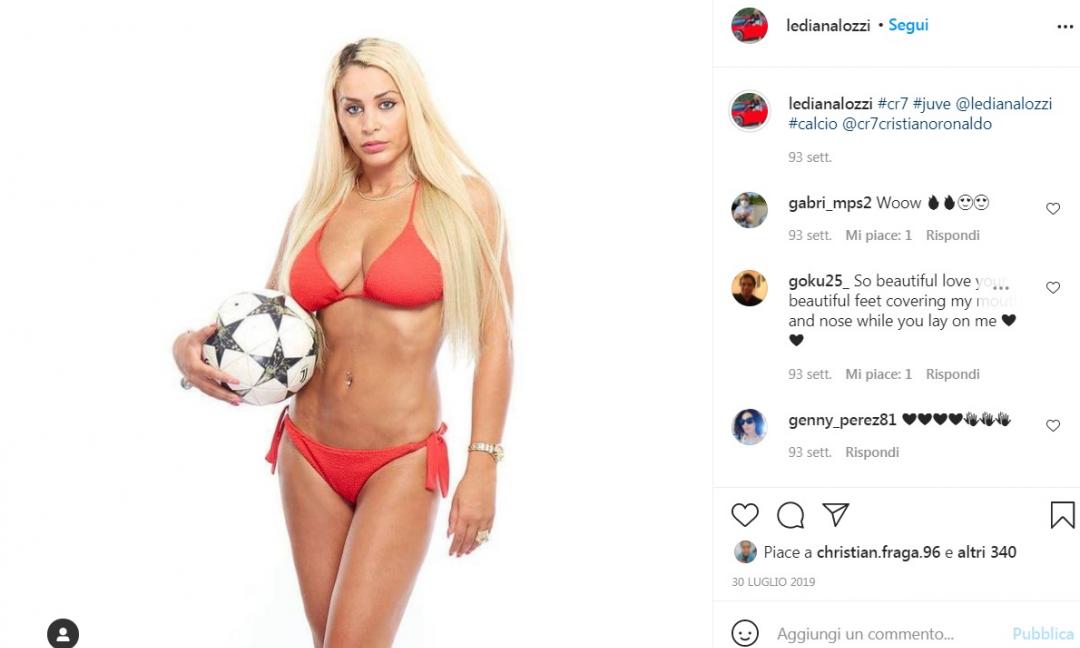 Ledy Lozzi, tra calcio e trap: 'Tifo Juve e mi chiamano Ronaldinha' GALLERY