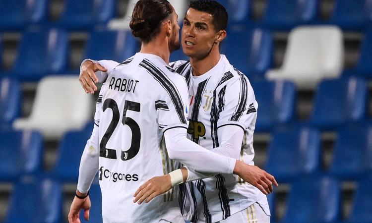 Sassuolo-Juve 1-3: Rabiot, Ronaldo e Dybala! Pirlo torna a vincere, Champions ancora a un punto 