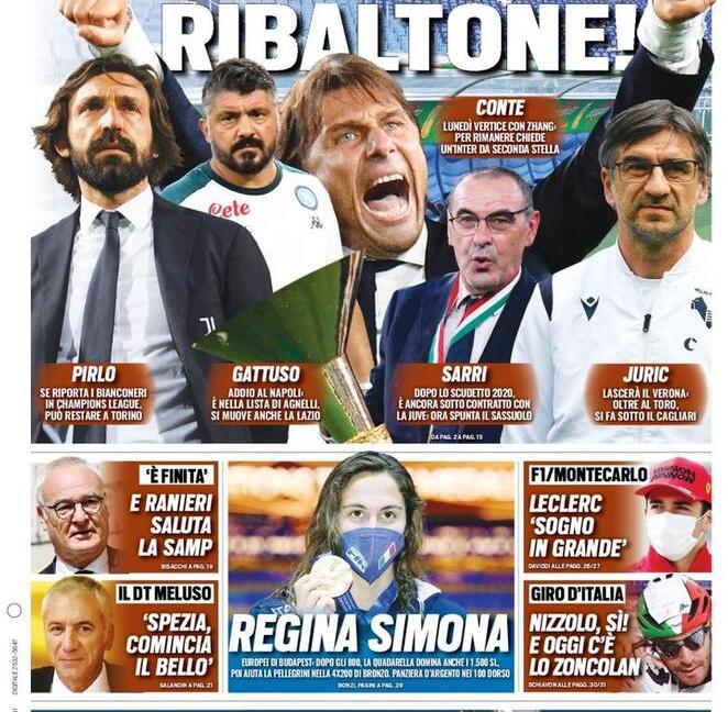 'L'ultimo Cristiano', 'Donnarumma affare per Raiola', 'Ribaltone Juve': le prime dei giornali