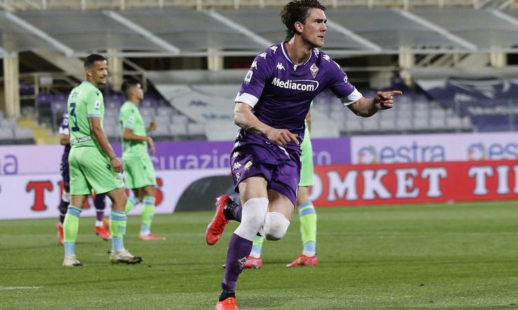 Juve su Vlahovic, la Fiorentina fissa il prezzo