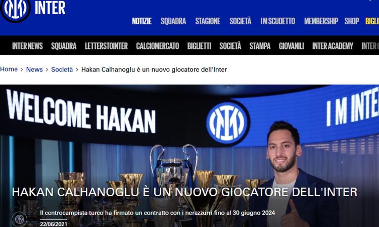 Ex obiettivo Juve, UFFICIALE: Calhanoglu, all'Inter! Le cifre