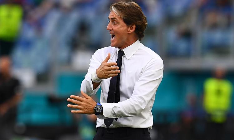 Mancini: 'Sapevo che l'Austria ti fa giocar male, ma l'abbiamo vinta con merito'