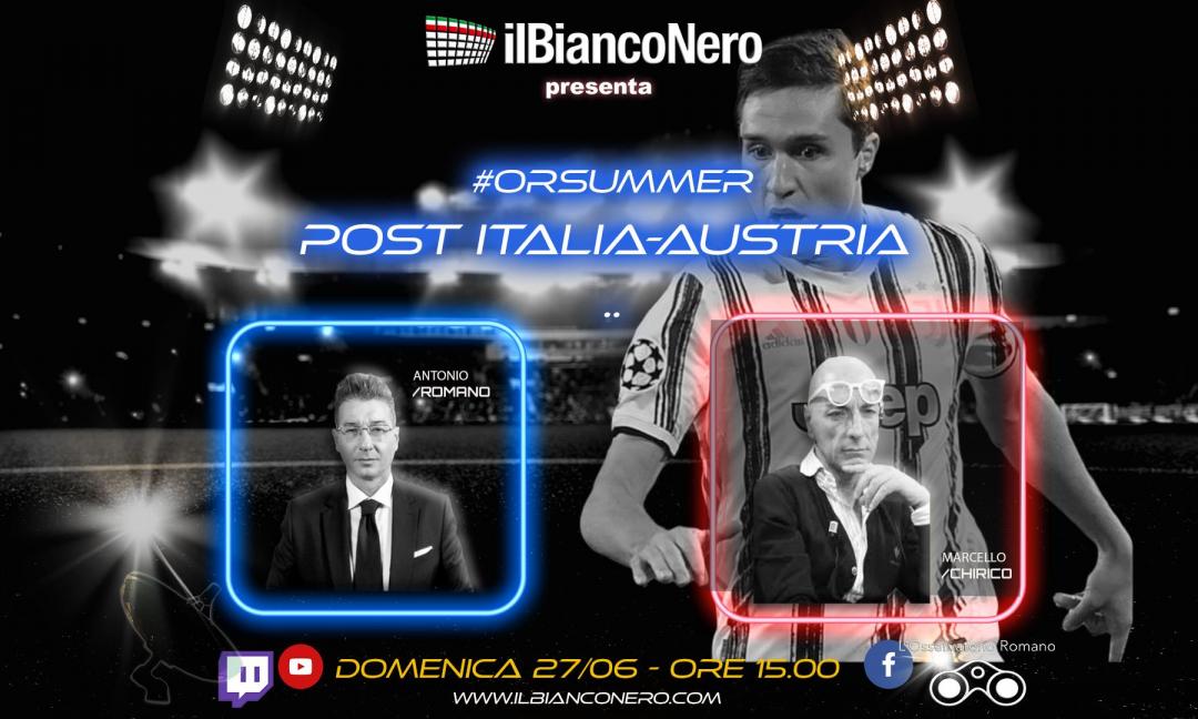 OR LIVE: Romano e Chirico commentano Italia-Austria e il mercato Juve! VIDEO