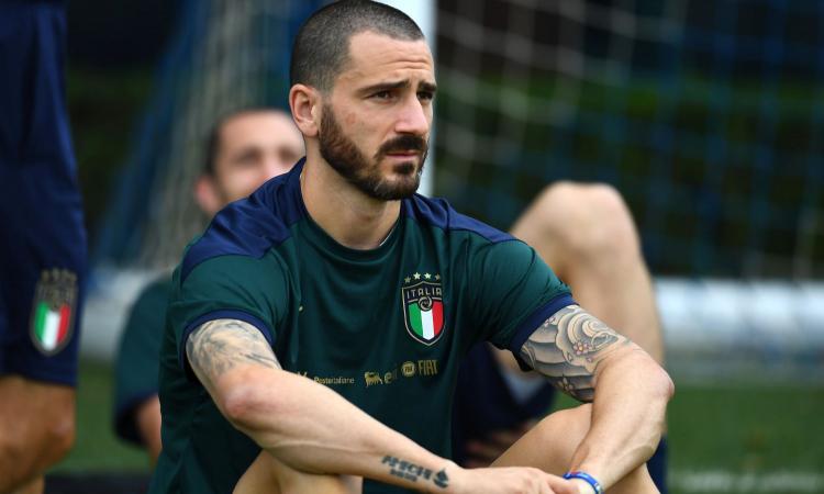 Bonucci è il talismano di Mancini: nessuno come lui in tutta la rosa dell'Italia FOTO