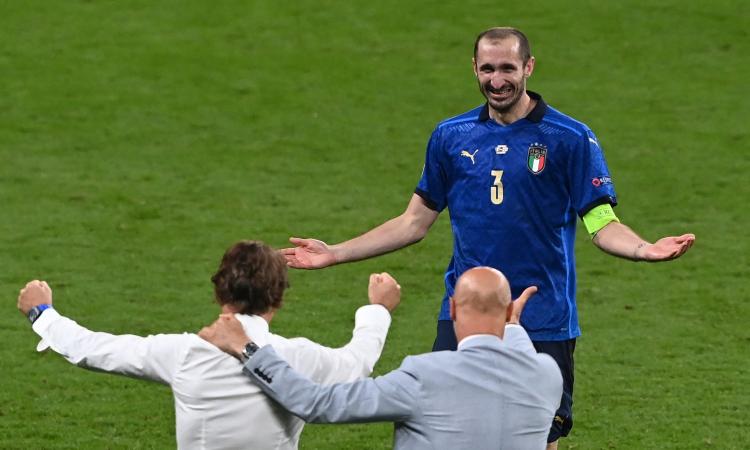 Italia, torna il totem Chiellini: pronto anche Locatelli per l'Ital-Juve