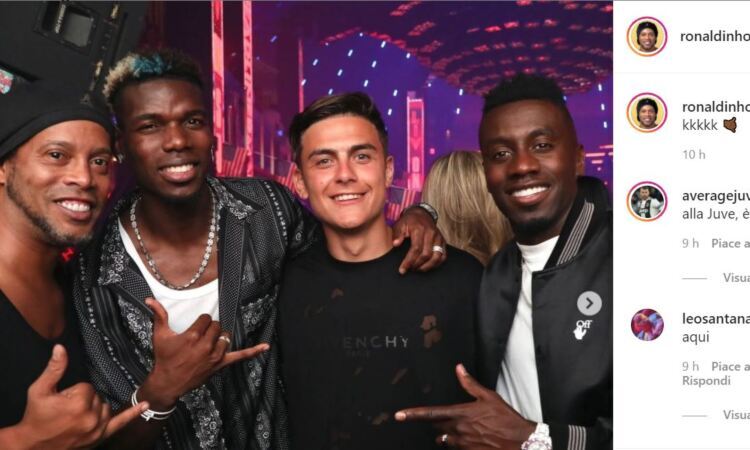 Dybala, la movida di Miami è di alta qualità: ci sono Pogba, Matuidi e... Ronaldinho!