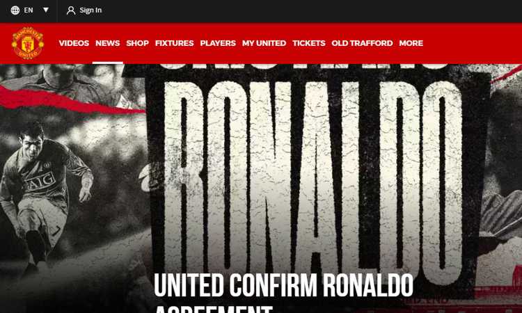 Ronaldo, il comunicato dello United: 'Contratto di tre anni'. I dettagli